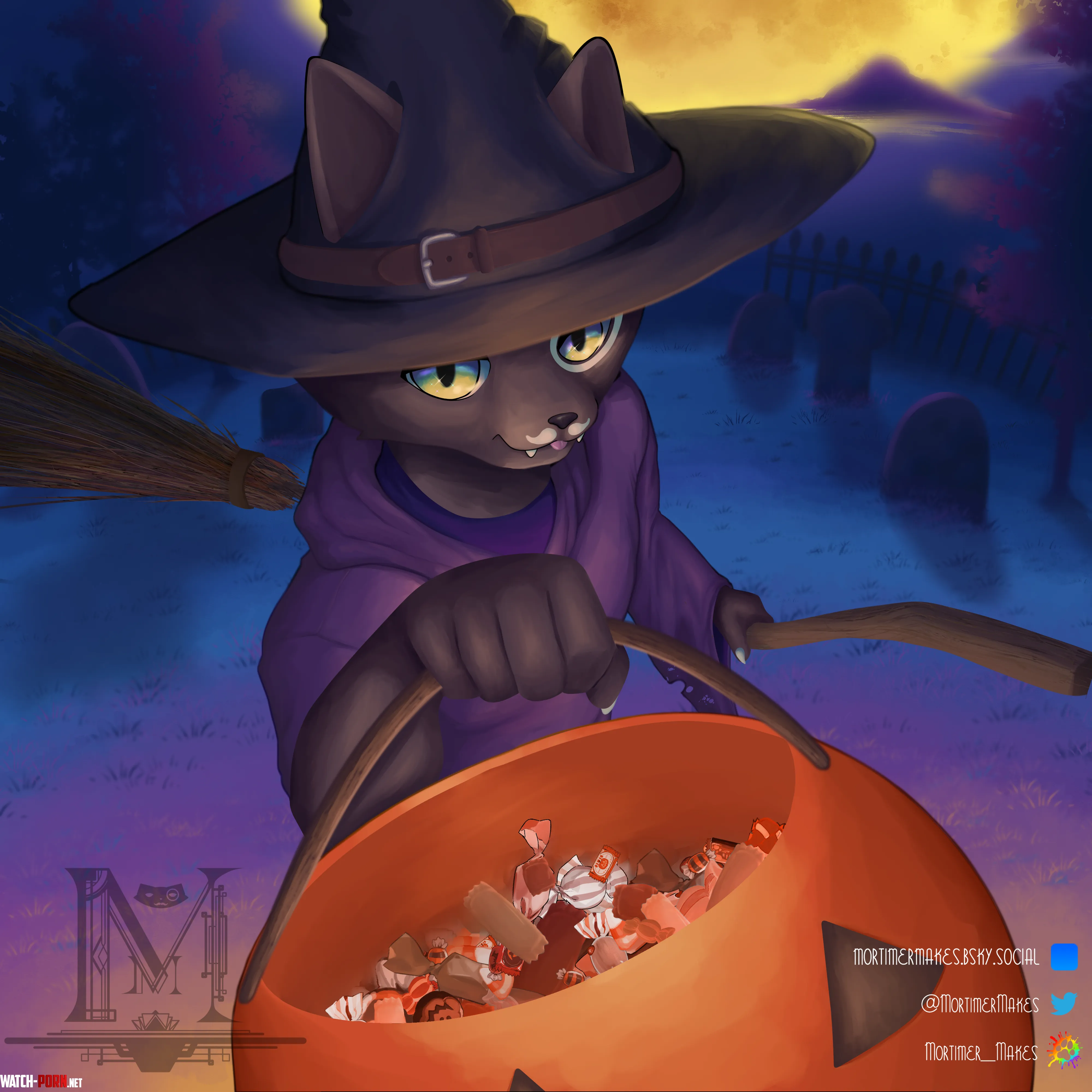 Happy Halloween  Art by me by MortimerMakes