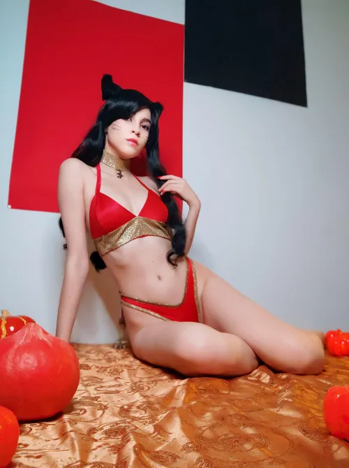 Thumbnail Marririn Brings Halloween Outfit Ahri to Life in Enchanting CosplayGirls