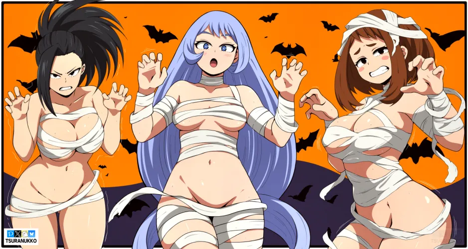 Thumbnail Tsuranukko's Halloween Art Extravaganza - BokuNoEroAcademia Celebration