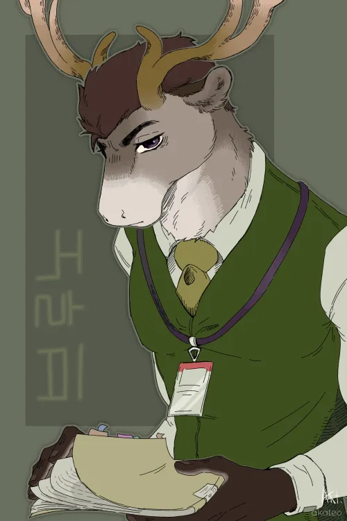 Thumbnail Furry Fanart Delight: Meet Bruno from A Story Of A Company | furry