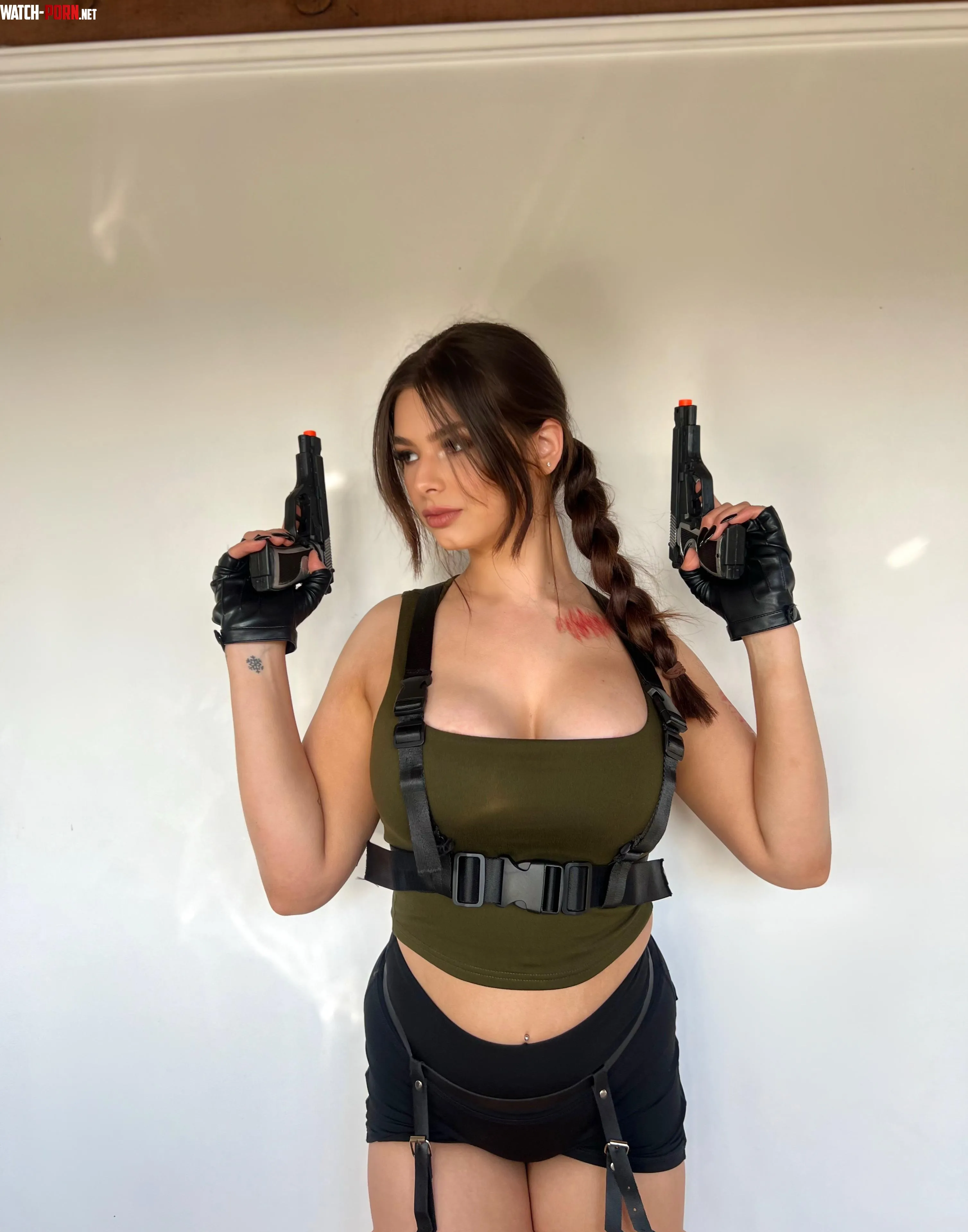 Lara Croft Cosplay more on my site  by brattyteen