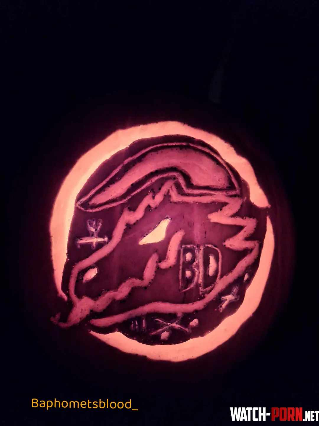 An attempt was made  my Bad Dragon carving submission  by BaphometsBlood_