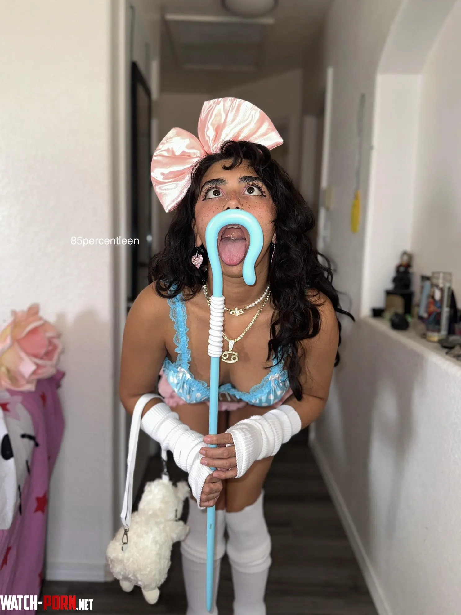 Doing Ahegao in my costume  by 85percentleen