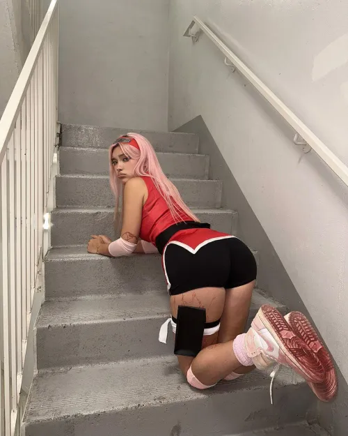 Thumbnail Sakura from Naruto Shippuden Cosplay by Dia | Author: Advanced-Owl3733 | Category: cosplaybutts