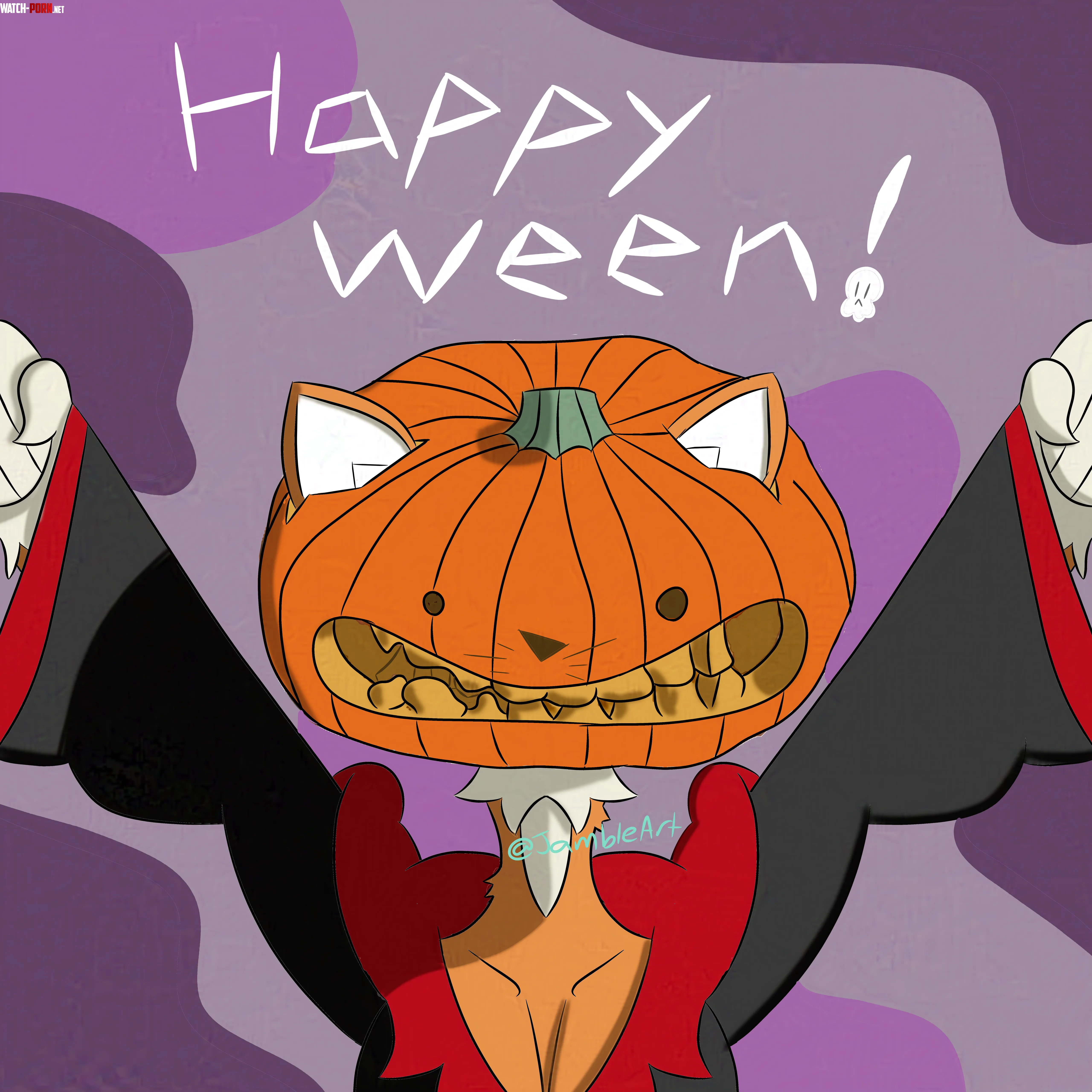 Happy Ween everyone by JamTheChrcterArtst