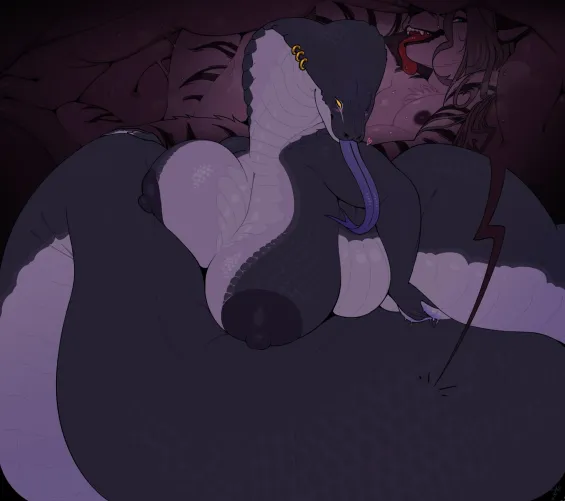 Thumbnail Loved_and_held Presents: Seductive Snack Taihab Furry Naga Vore