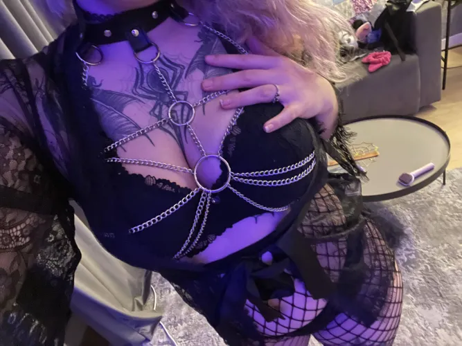 Thumbnail Indulge in DarkNightChic's Gothic Fantasies in bigtiddygothgf