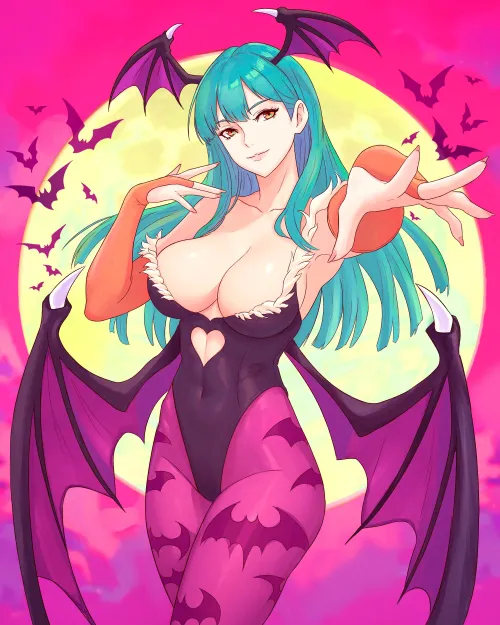 Thumbnail Terran117 Wishes You a Happy Halloween from Morrigan, the MonsterGirl