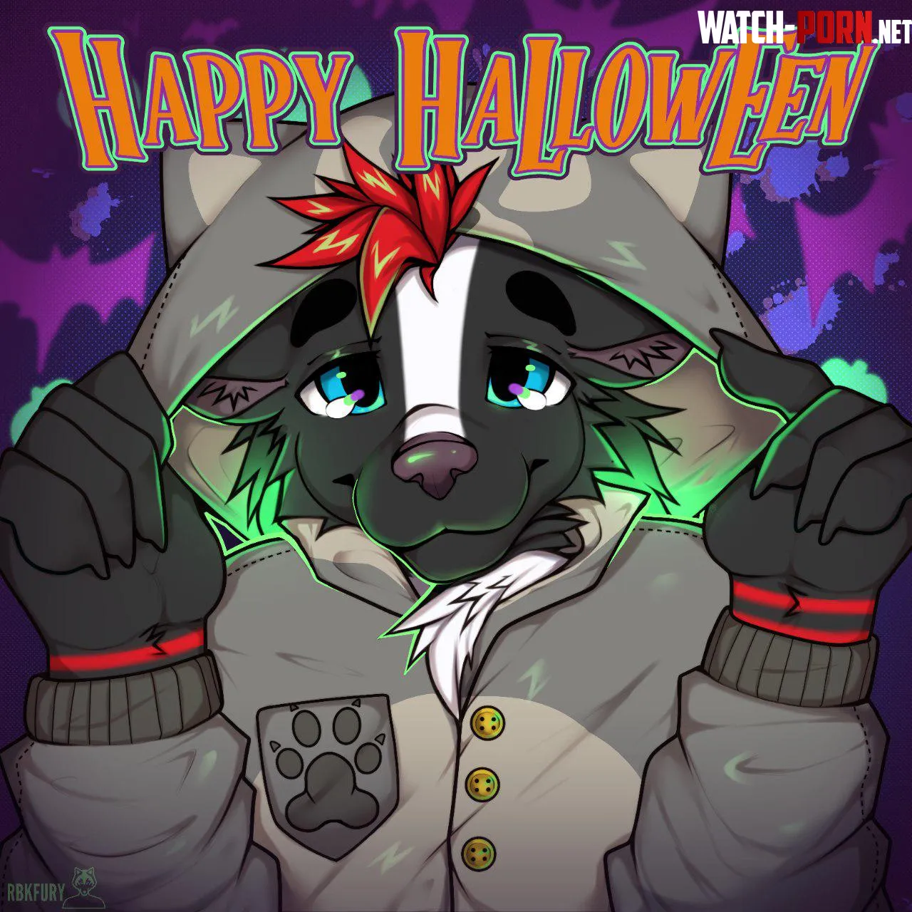 Happy Halloween art by uRBKFURYArt by taigaskunk