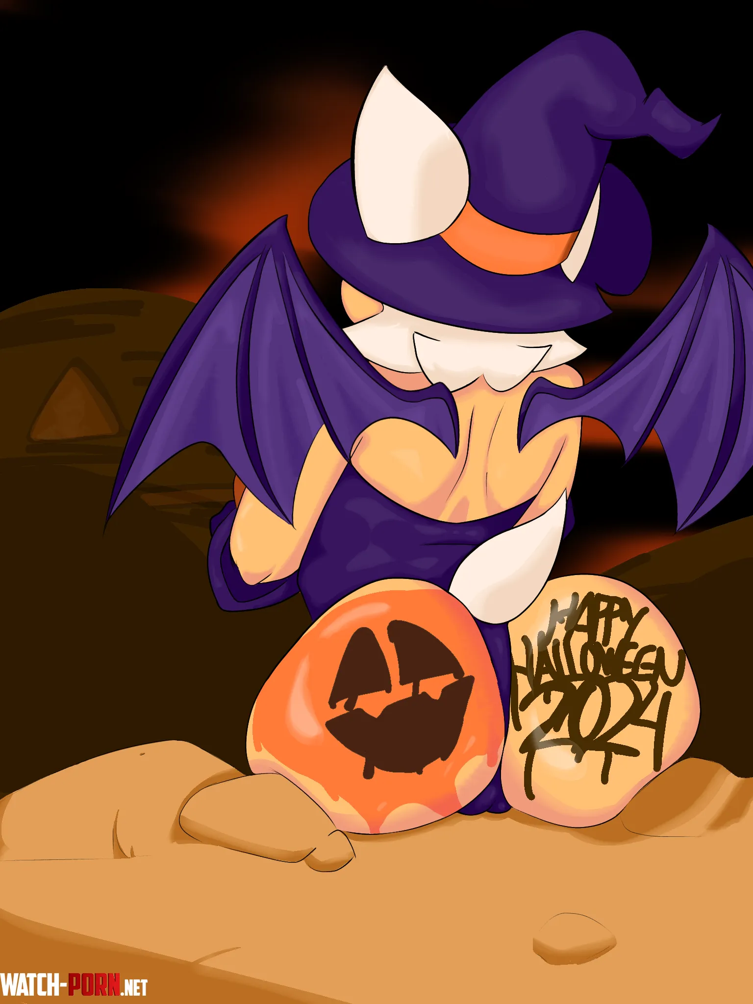 Happy Halloween Rouge Oc by spearmph