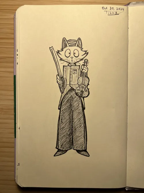 Thumbnail pigzRgr8's VIOLIN Inktober: A Furry Creation