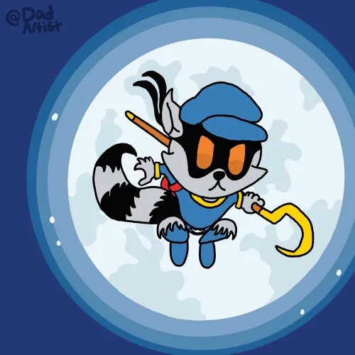 Thumbnail Chibi Sly Cooper Creation by HSPorkyPig: A Furry Wonder