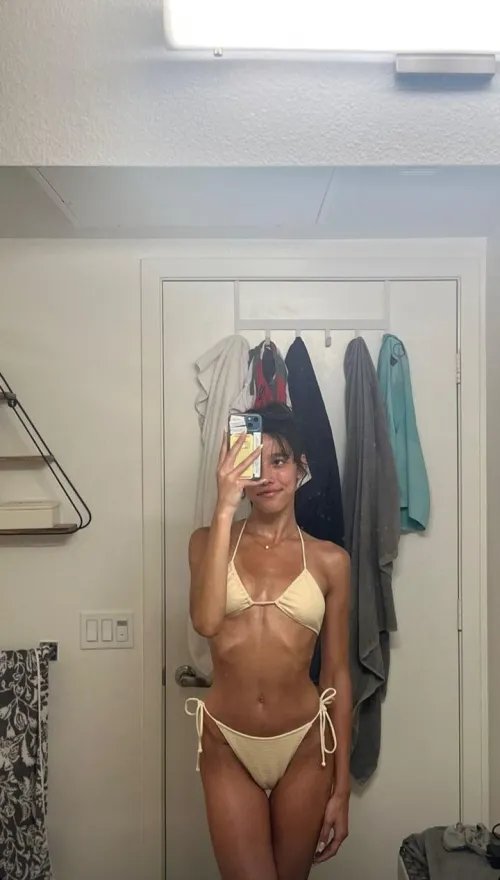 Thumbnail Mirror Selfie in Tan Bikini - Perfection Redefined | WeeklyScallion3175