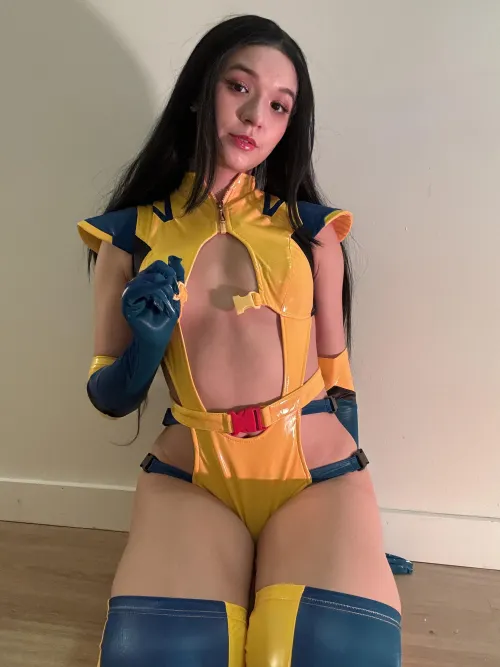 Thumbnail Cosplay Magic: Wolverine Delight by PearllhimePlayful in superheroporn