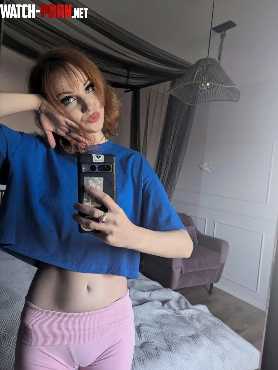 i feel so cute in this croptop what do you think by bunny_lucy