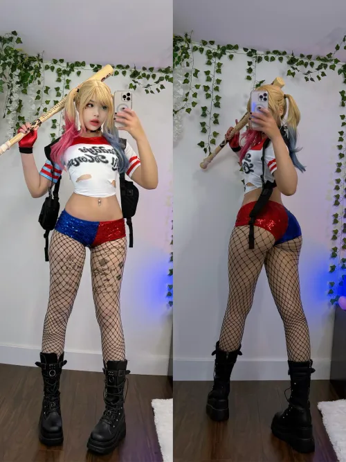 Thumbnail Harley Quinn Cosplay Showcase by strawbunnix on cosplaybutts