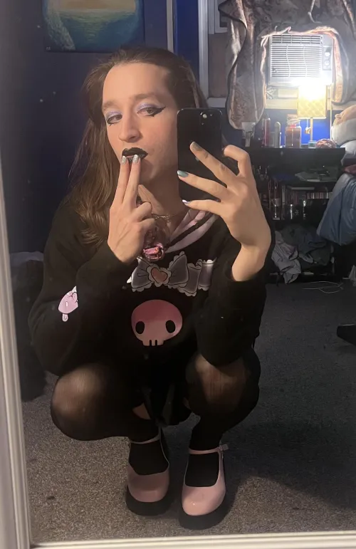 Thumbnail Felt Cute, Might Halloween Later - A femboy's Reflection by Smallorcyy