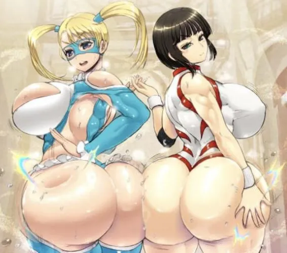 Thumbnail Super Girls in Super Suits by Polvira | thick_hentai Category