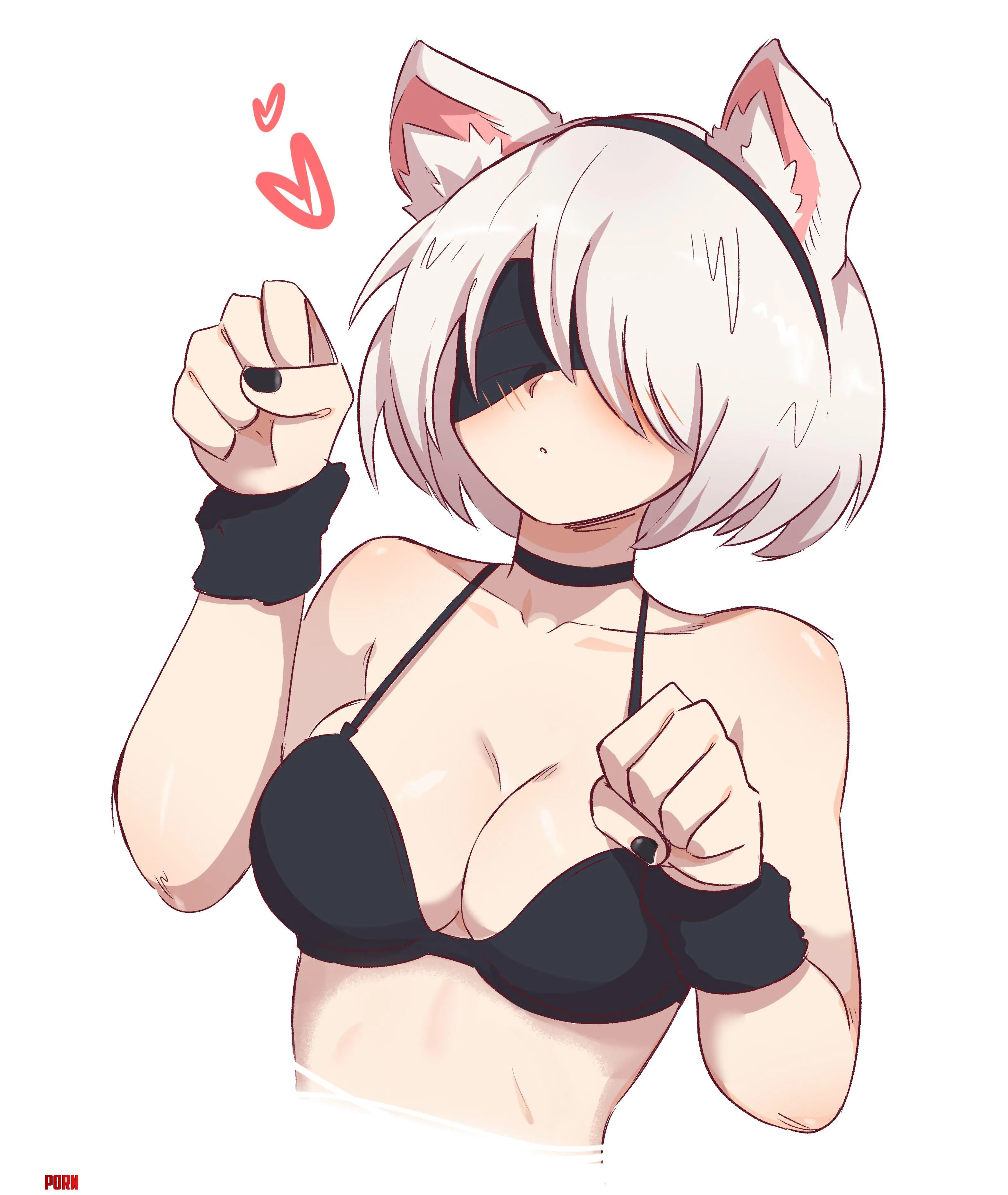 Catgirl 2B by xKillua666