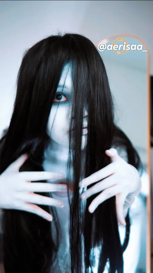 Thumbnail Terrifyingly Real: aerisaa's Kayako Saeki Cosplay from JuOn