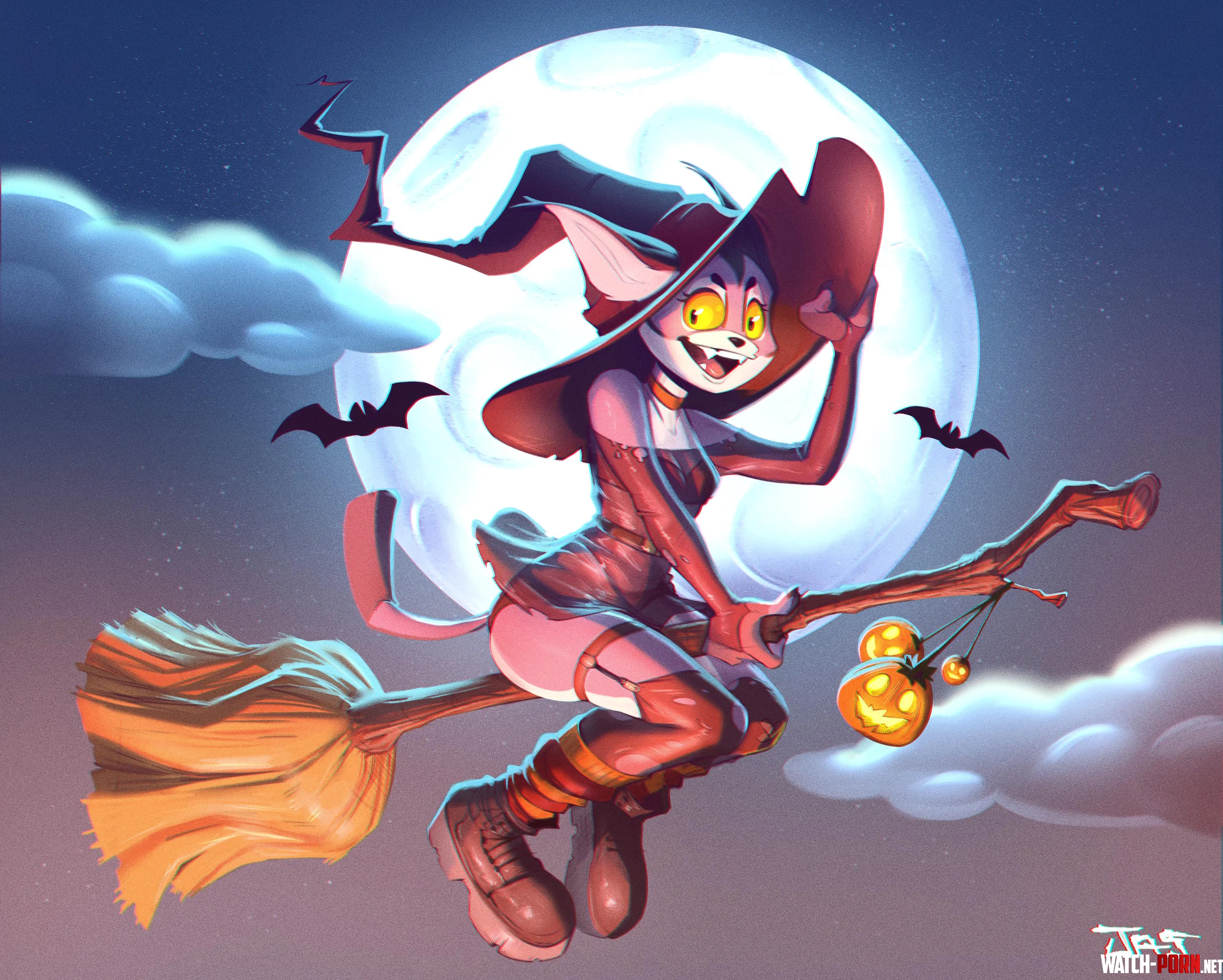 Hope you all had a happy Halloween I was soaring in the sky on my broom gt3 by Jasplyn