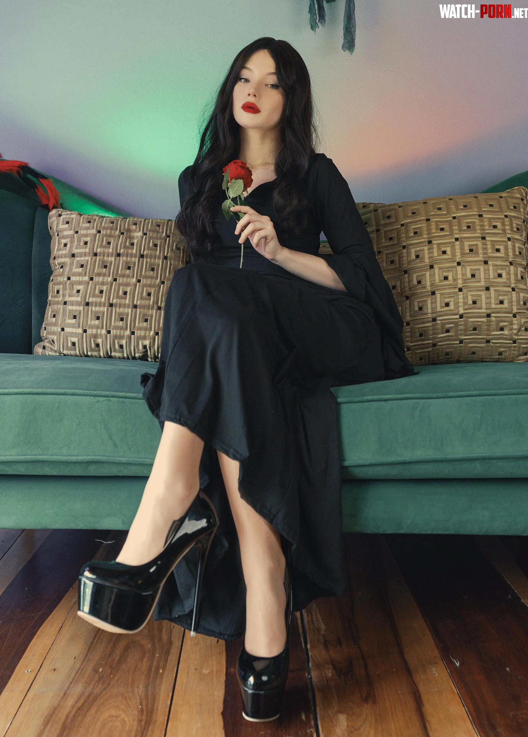 Morticia Addams from The Addams Family by Diana Rider by DelicateDaisyDiva