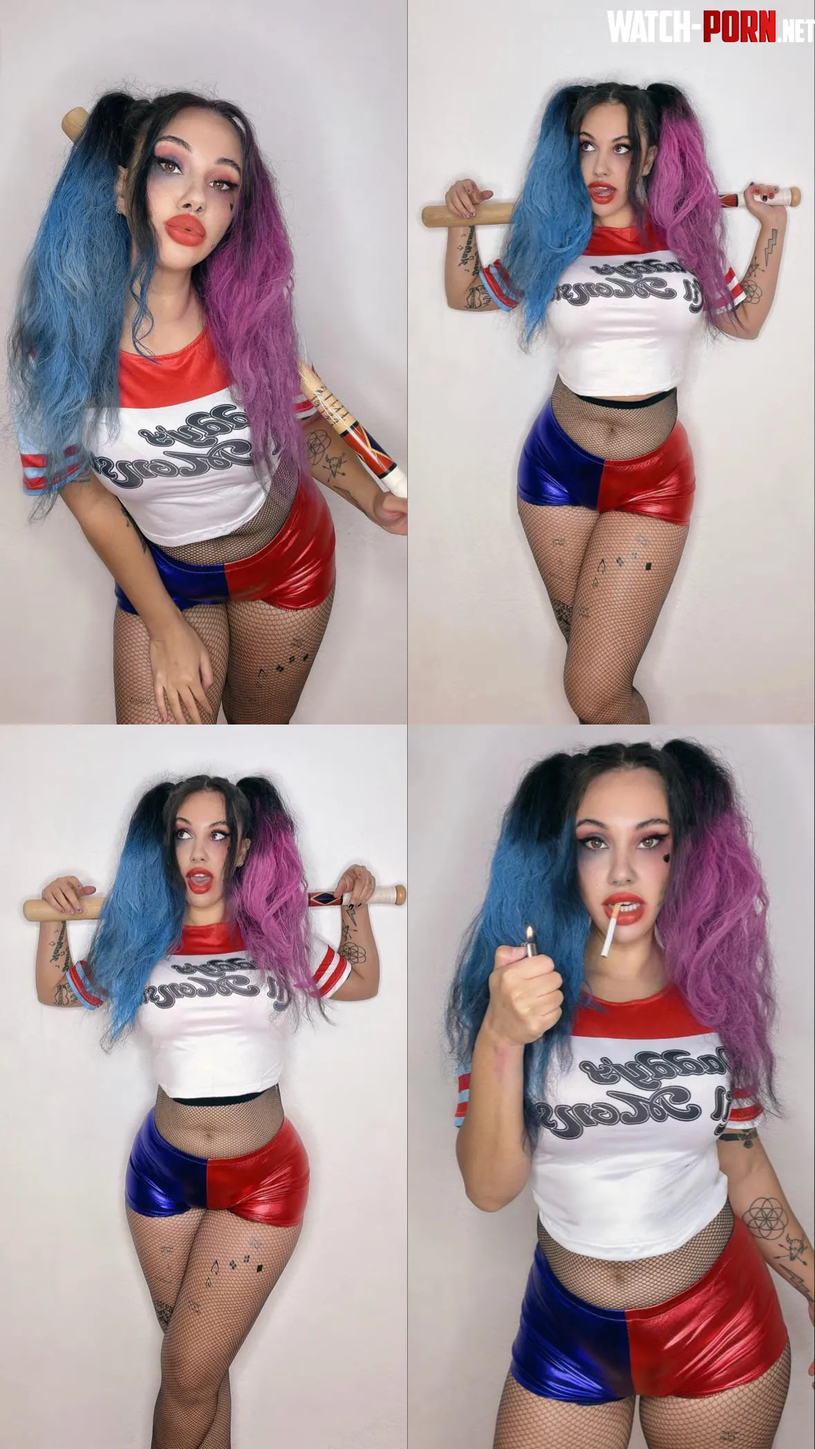 Black Harley Quinn  Do you approve by Lucia__Diaz