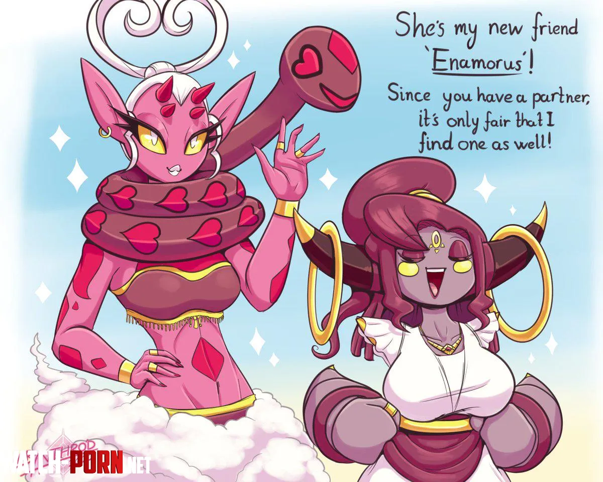 Hoopa and Enamorus  by Different-School9130