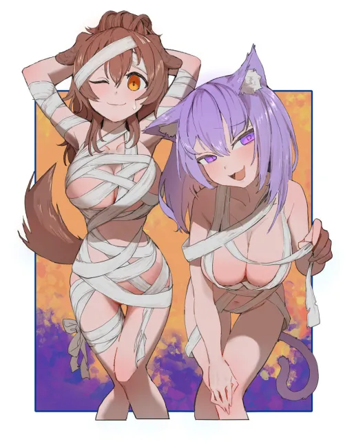 Thumbnail Hololive Cuties: Korone and Okayu | A_MASSIVE_PERVERT in ecchi