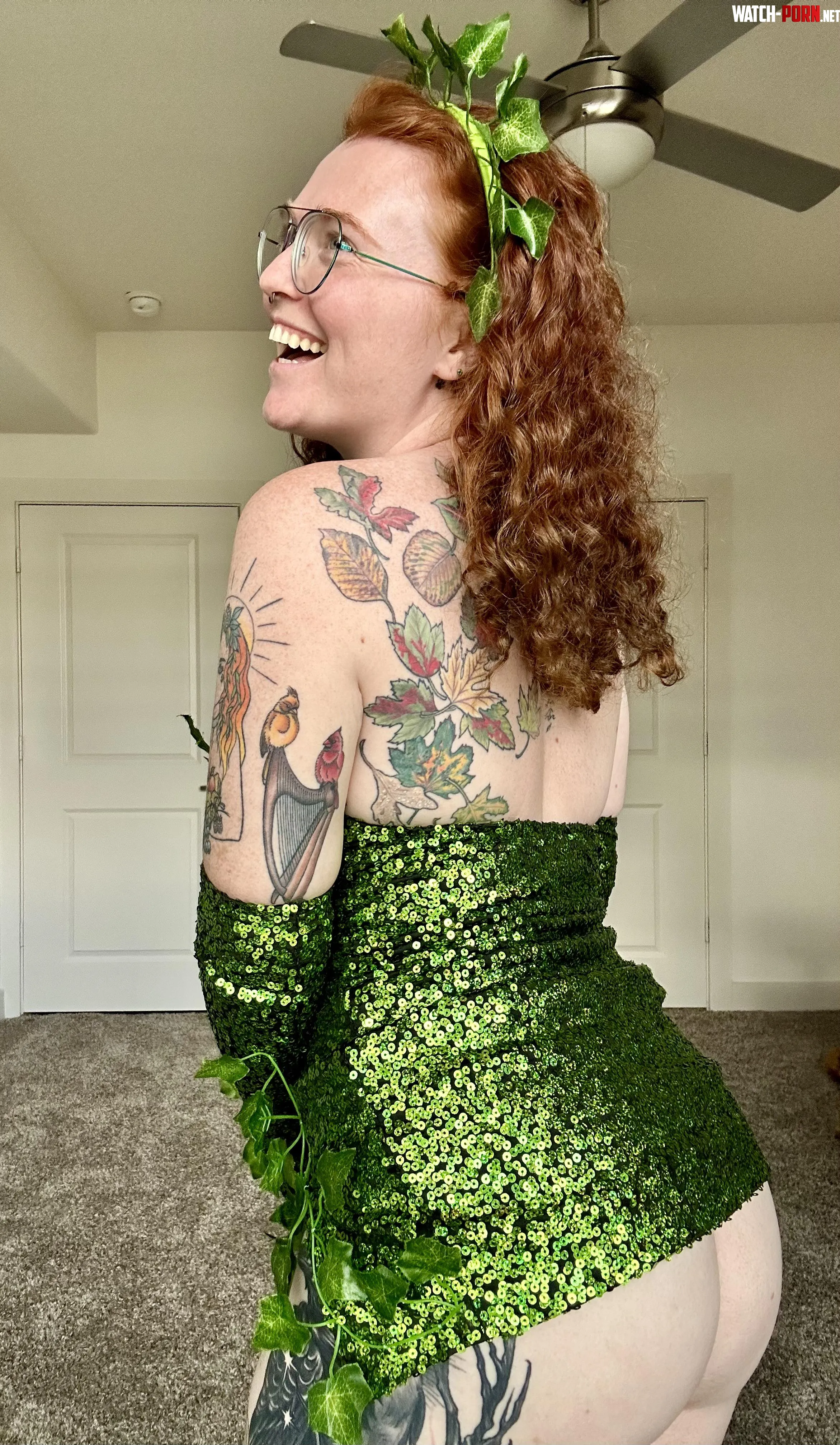 Poison Ivy is the ultimate redhead  by thelegogoddess_