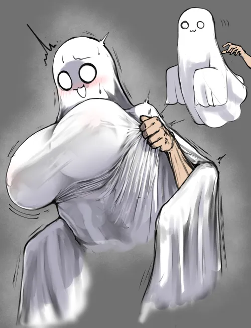 Thumbnail Explore thiccc Ghost Chan Original by Zewen_Senpai in MonsterGirl Category