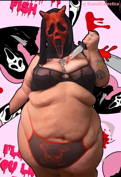 Thumbnail Scary Movies Enthusiast - kawaiiqueer's SSBBW Delight