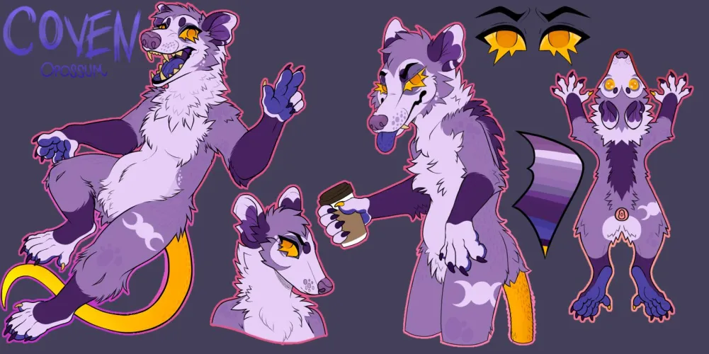 Thumbnail Moralmeemo's Possum Transformation: A Peek into Furry Wonders