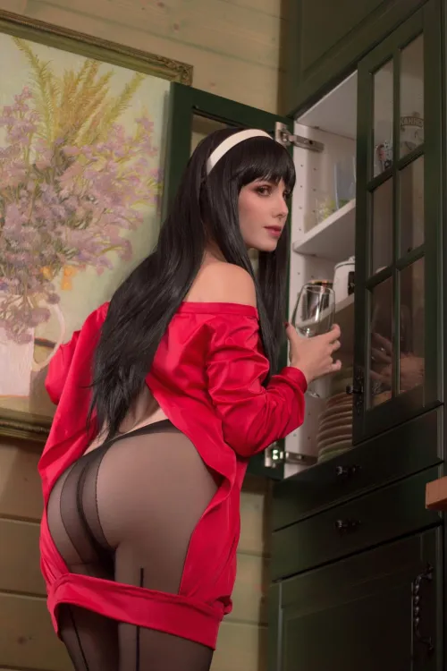 Thumbnail Playful Cosplay: Mommy Yor Forger by Peppycos - Dive into Cosplay Butts