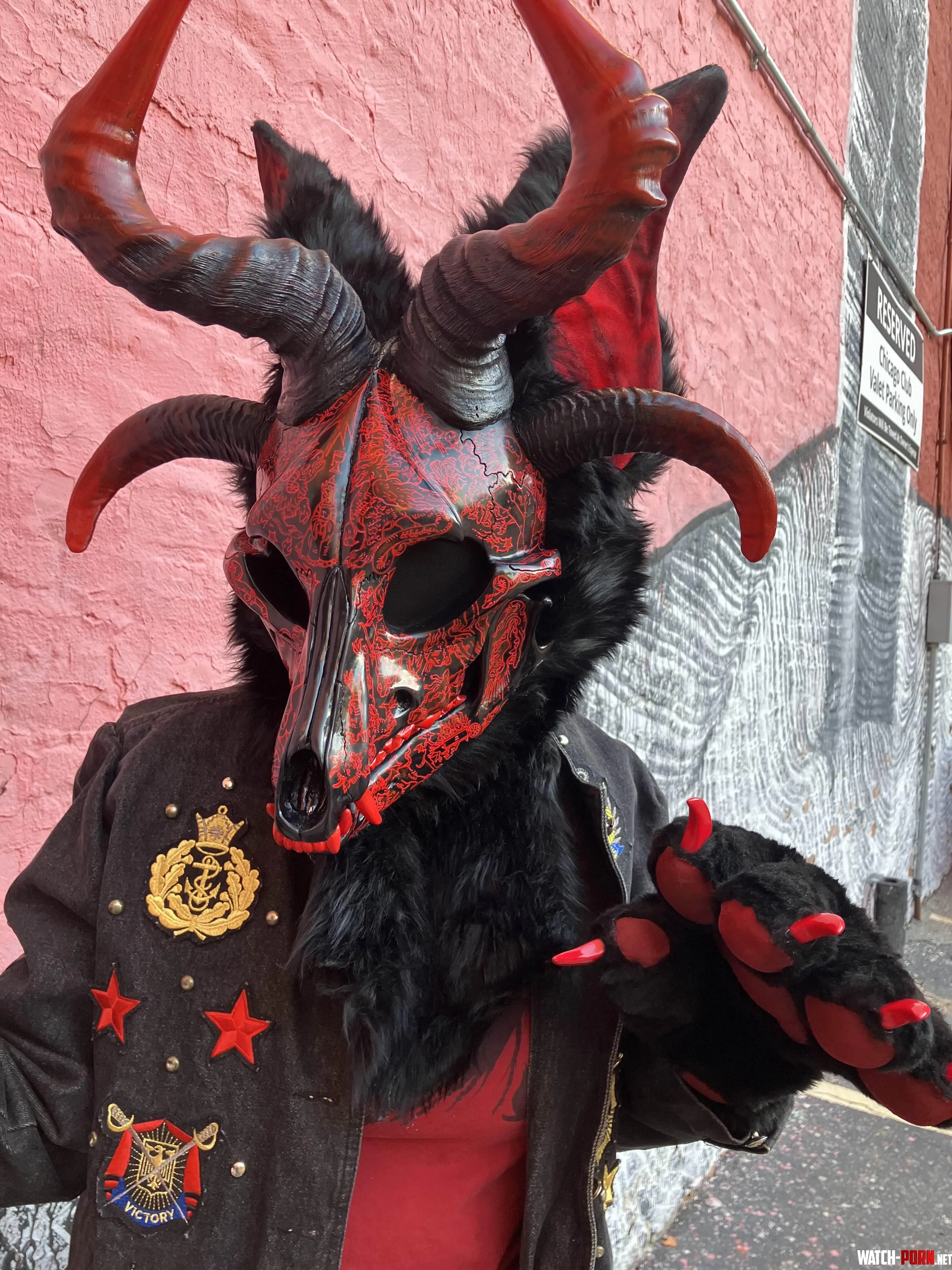 Satanic Panic is for sale Link in comments Premade suit by me 3 by Beneficial-Ranger166