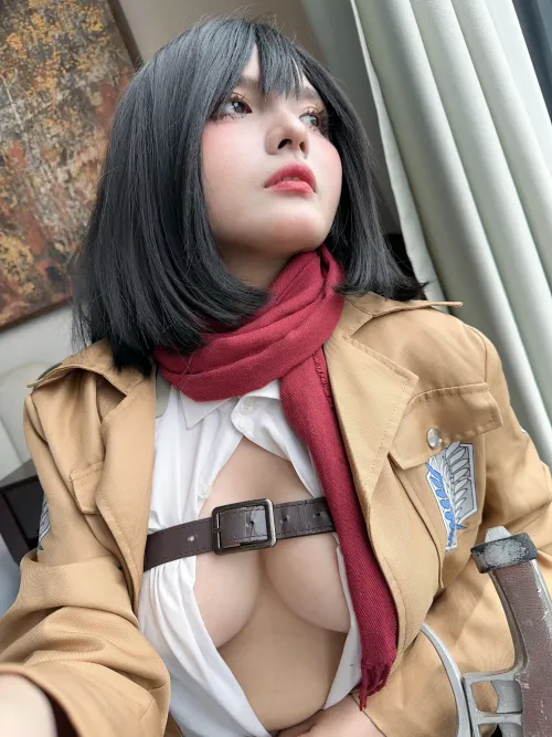 Thumbnail Dive into Mikasa Ackerman Cosplay by Old-Interaction8014