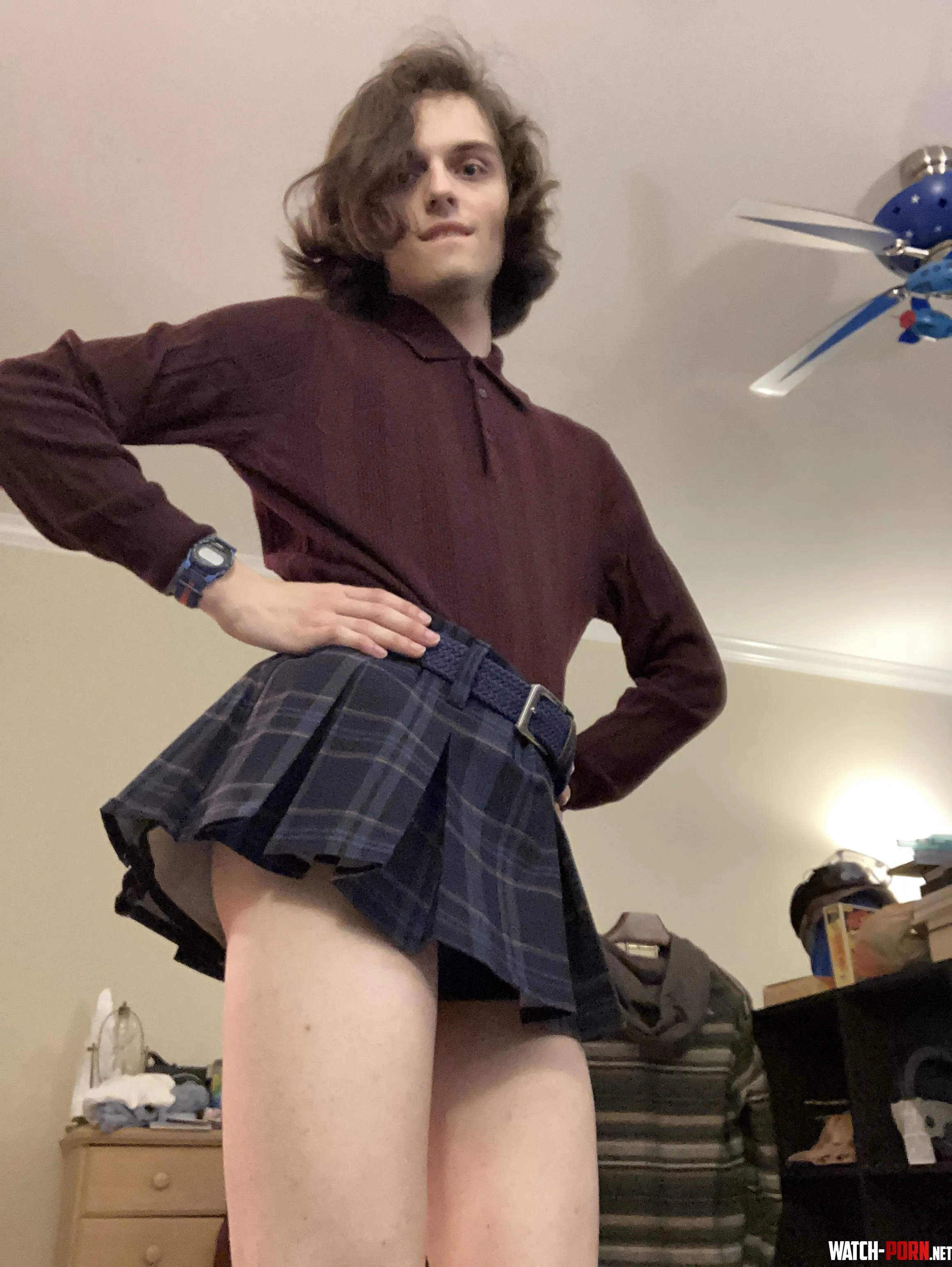 Me and my new micro skirt outfit  by SourCars