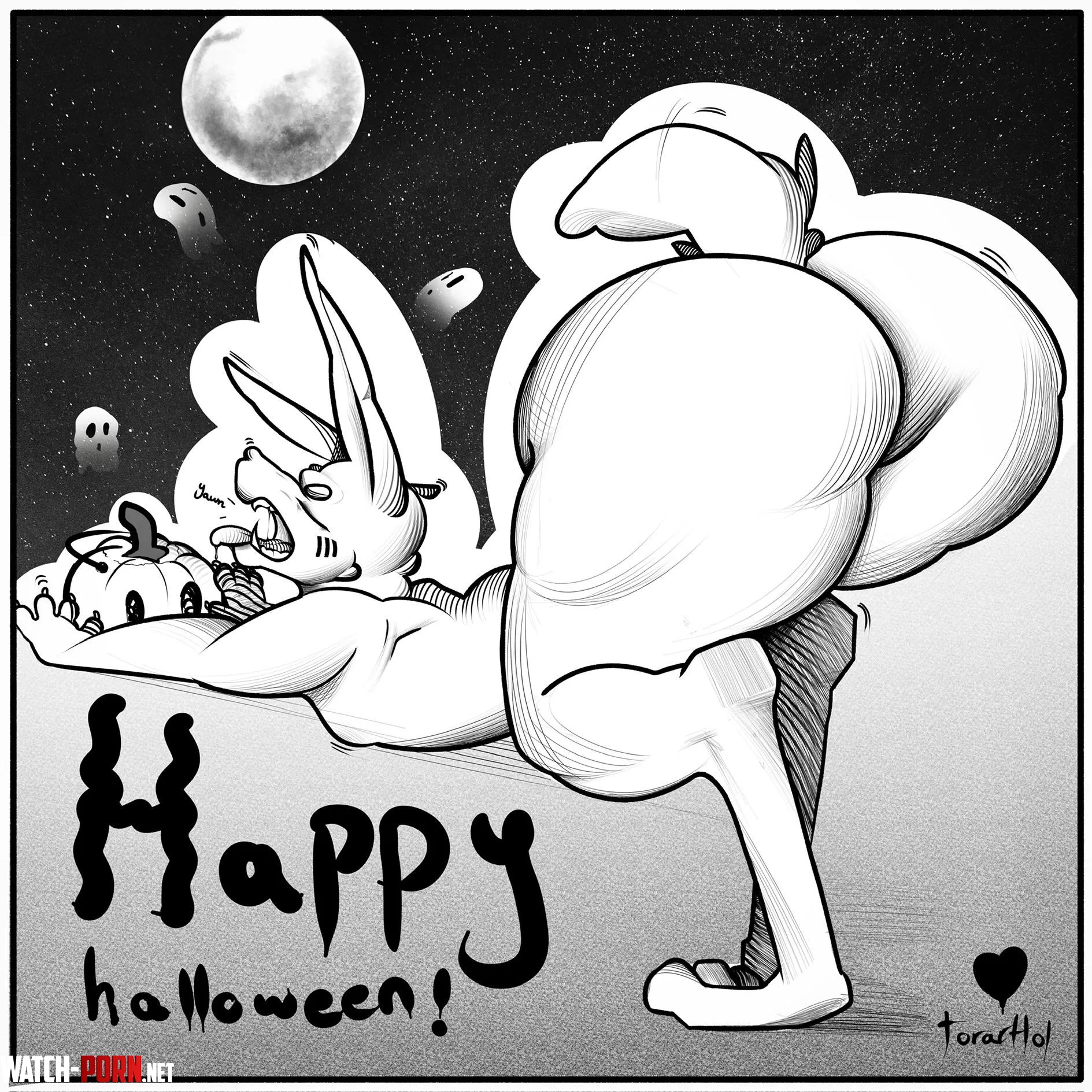 No matter how big or scary you are everyone should trick or treat  Happy Halloween  Ambiguous torartlol by torartlol