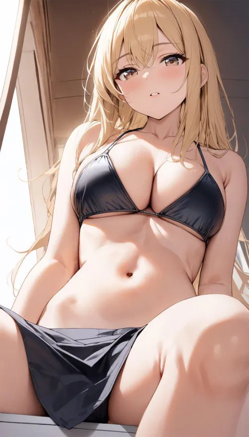 Thumbnail Dive into the World of Black Bikini - An AnimeMidriff Delight