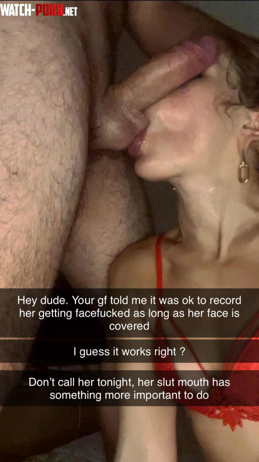 My bully convinced my girlfriend to give her deepthroat training by Striking-Rooster-345