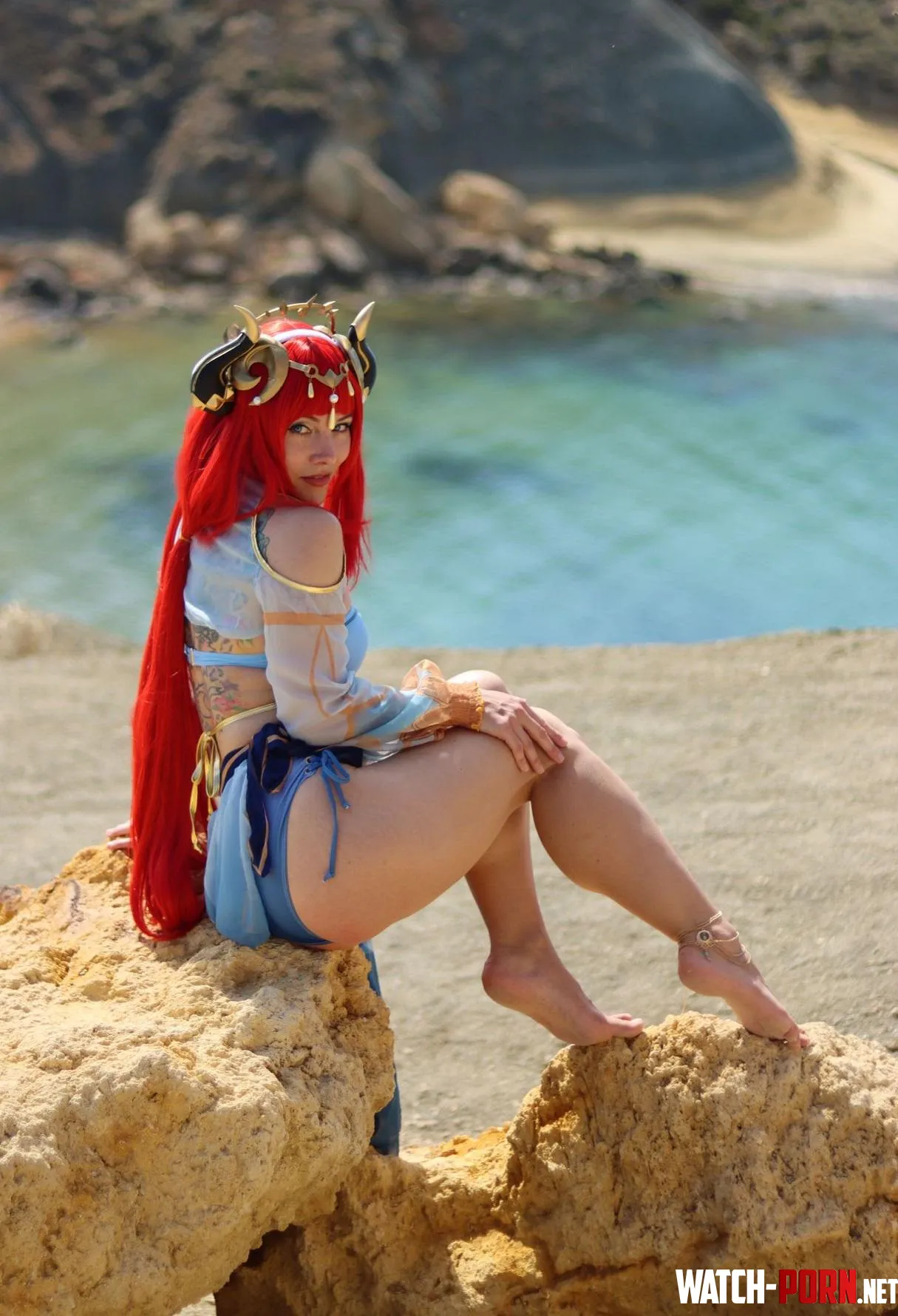 Nilou cosplay by Sagittarina  by iamsagittarina