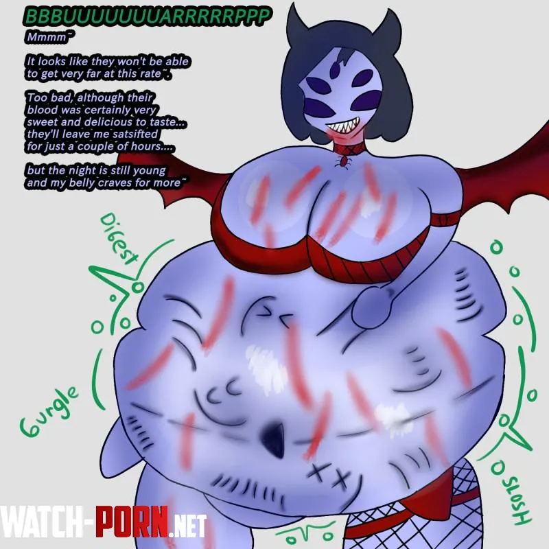 image Muffet for halloween UndertaleHard Vore Implied Oral VoreBloodBurpingMuffet by SnooMuffins4052