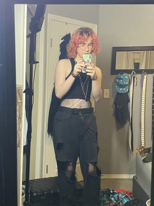 Thumbnail Embracing Femininity in a New Top by Some_Random_Queer | Femboy