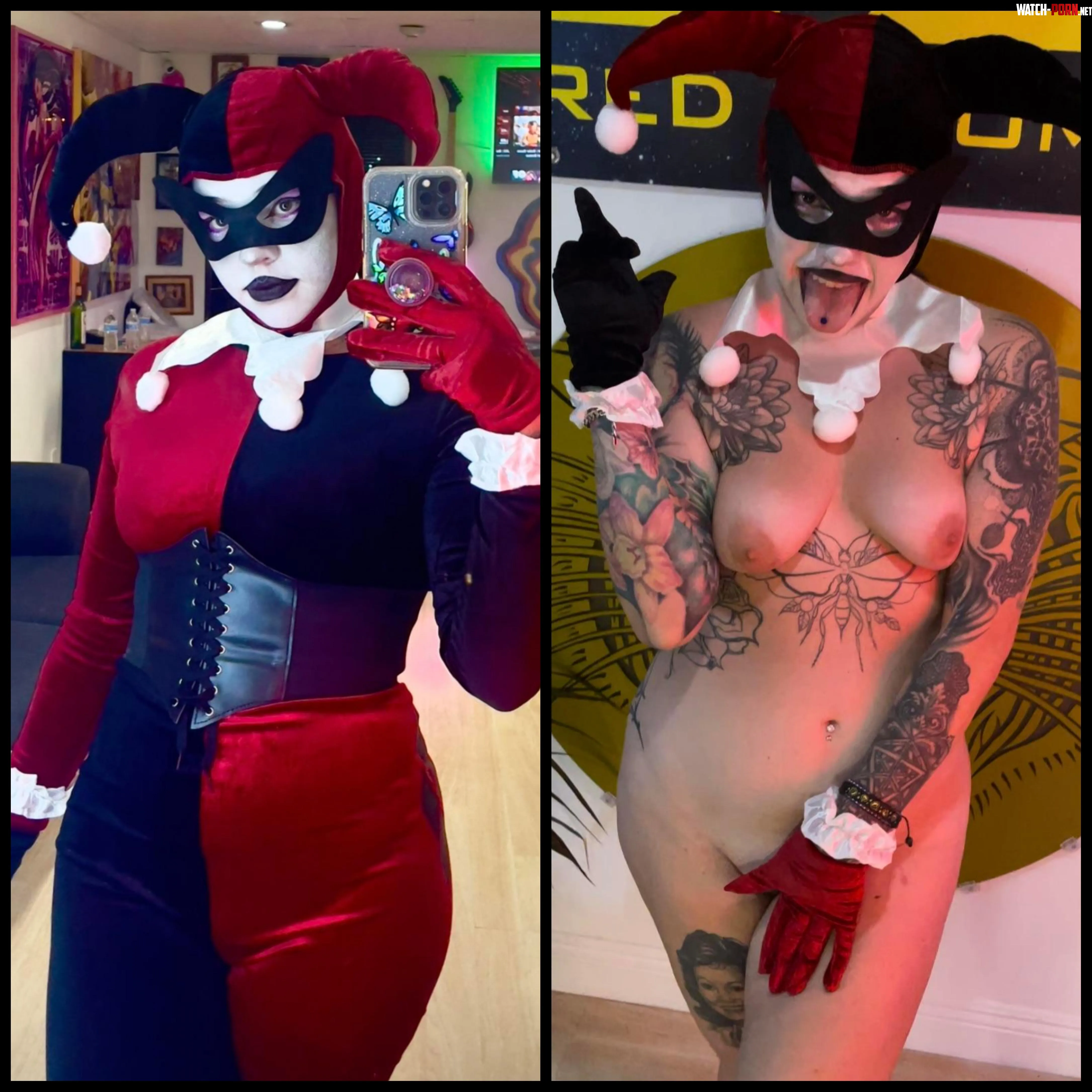 Harley Quinn cosplay ONOFF by Thicccthighs69