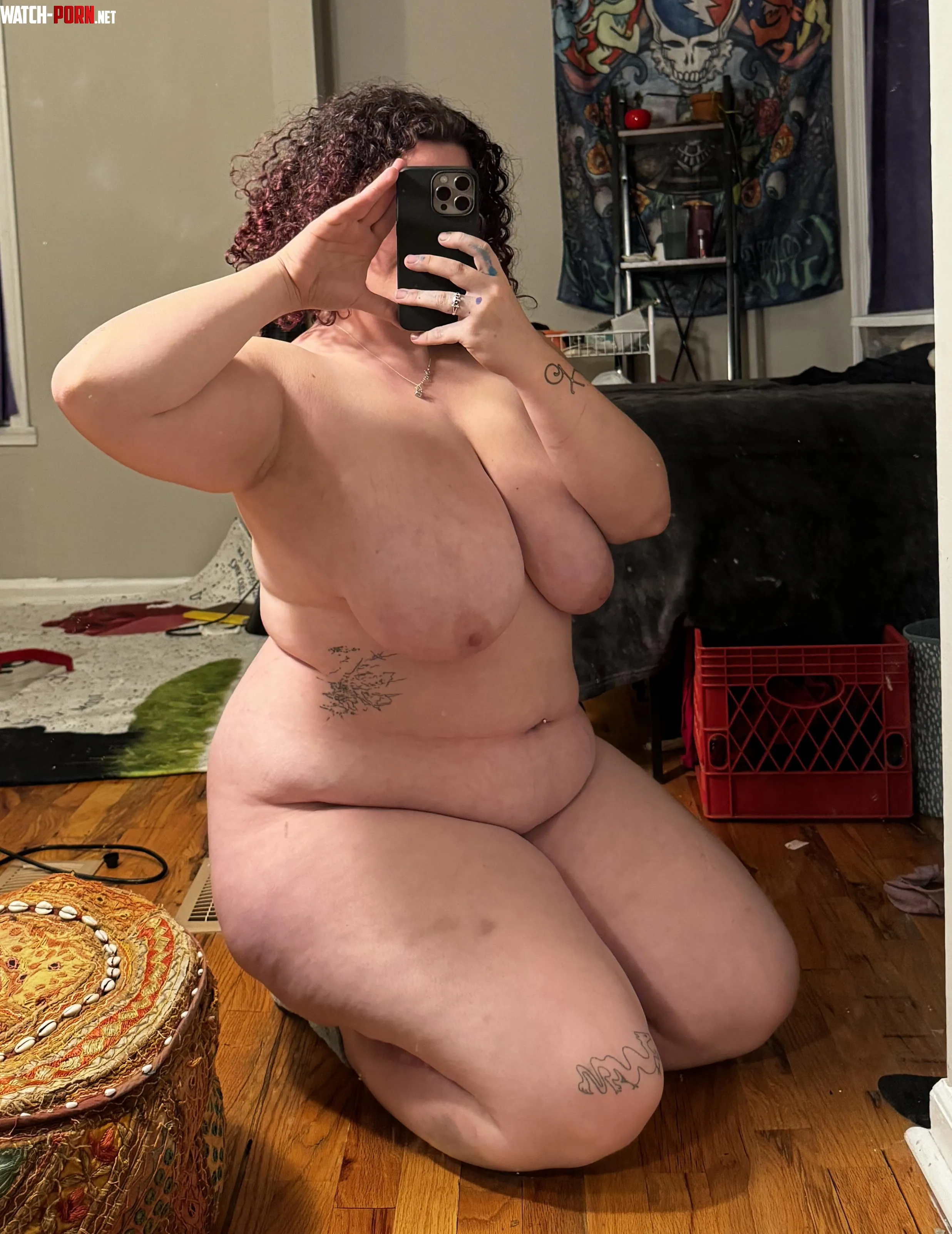 living alone means lots of time to take naked pics  by made2fuck