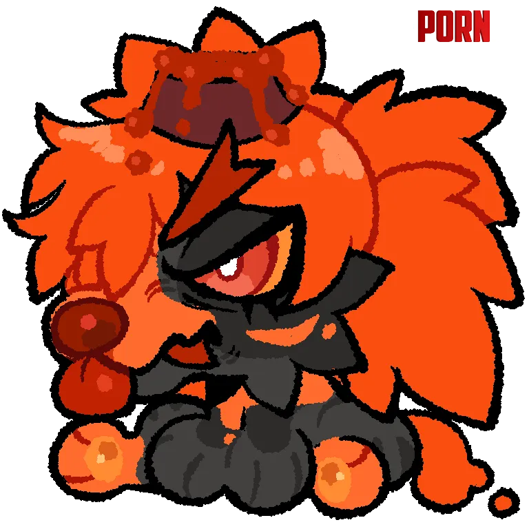 Lil angry lava pup  by meeoio