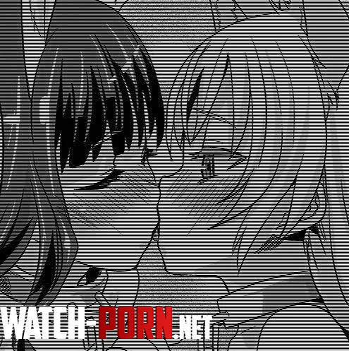 Mono 2girls black hair blush cat earsnekomimi chain closeup closed eyes collar face hand holding open eyes tongue kiss white hair by dont_have_any_idea