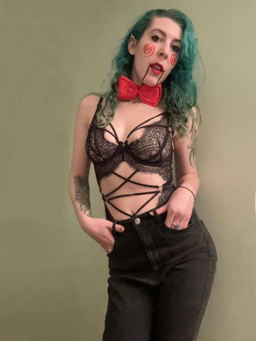 Thumbnail sirenskiss3 Showcases 'Green Haired Jigsaw' - A Celebration of GirlswithNeonHair Beauty