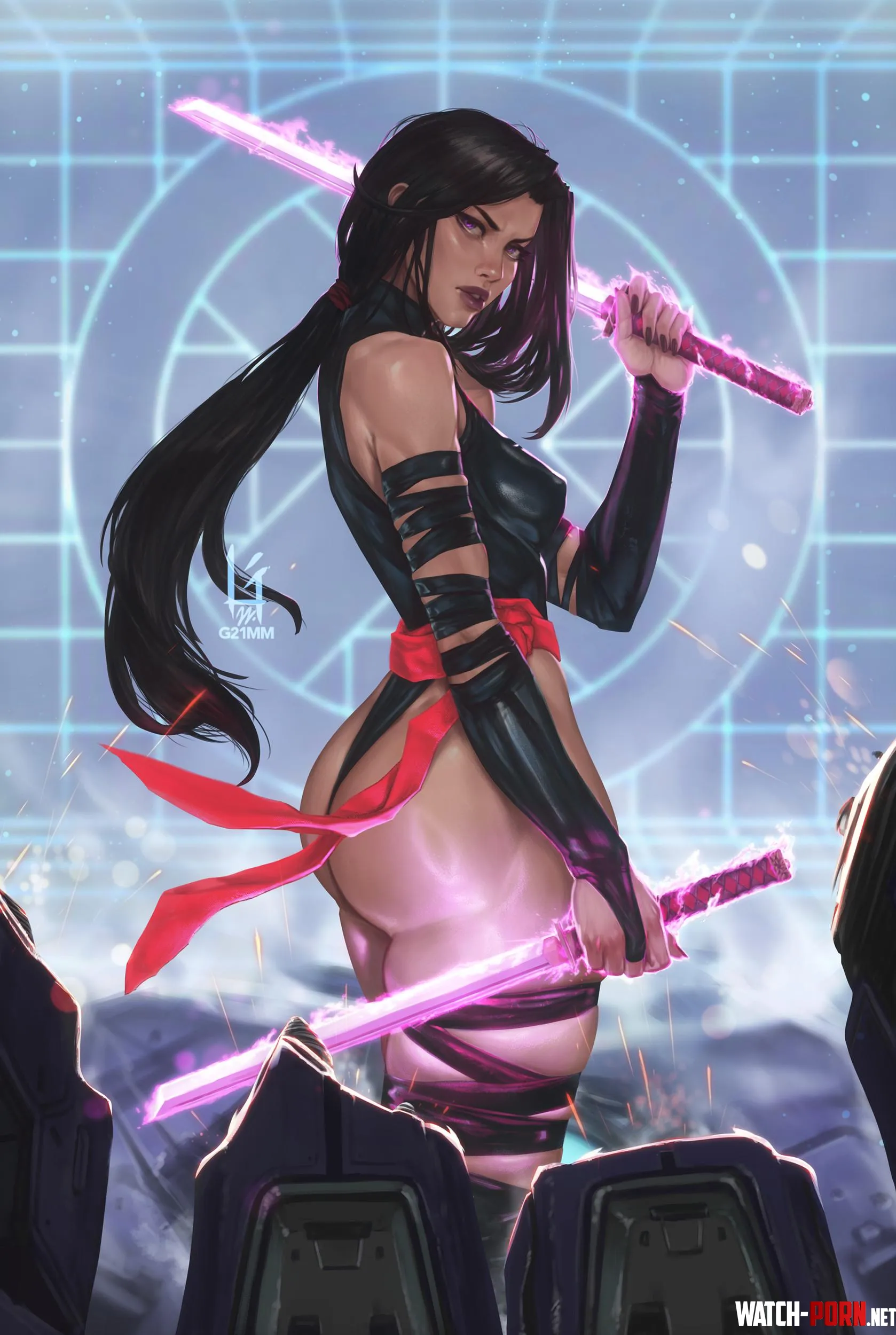 Psylocke by g21mm XMen by joshua11russ0