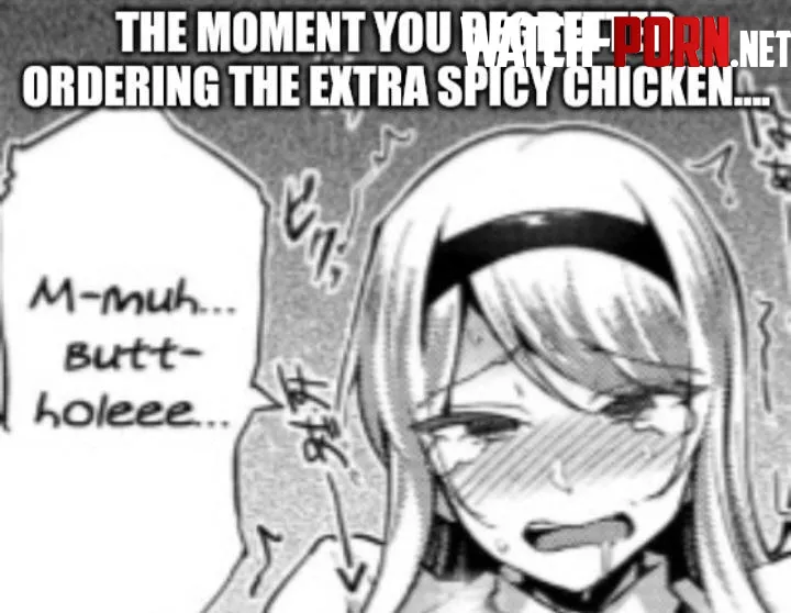 LF Mono Source the moment you regretted ordering the extra spicy chicken Mmuh buttholeee by HentaiSource_Archive